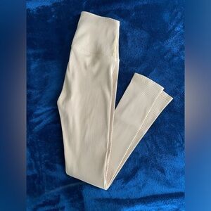 Carbon38 Ribbed Regular Rise 7/8 Legging in S